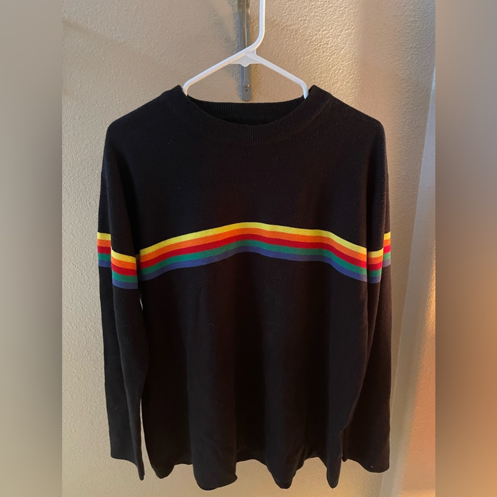 Unionbay acrylic rainbow sweatshirt